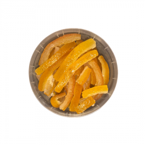 Апельсиновая корочка засахаренная "Ambrosio", полоска 6*60 мм, (100 г)