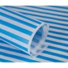 Бумага силиконизированная «Полоски», голубые, 0,38 х 5 м