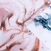 Бумага упаковочная глянцевая "Мрамор" голубой-коричневый, 50*70 см, (1 лист)