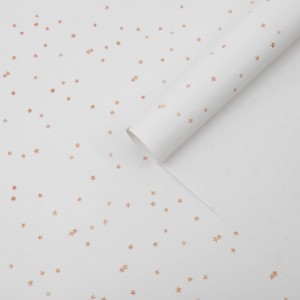 Бумага упаковочная глянцевая «Звёзды», 70 х 100 см 