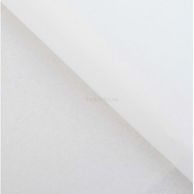 Бумага упаковочная тишью "Белый", 50*66 см, (10 листов)