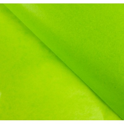 Бумага упаковочная тишью "Зеленое яблоко", 50*66 см, (10 листов)