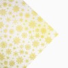 Бумага упаковочная тишью «Золотые снежинки», 50 × 70 см     