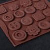 Форма для льда и шоколада 16 ячеек 17,4 х16,5 х 0,4 см "Пуговки" цвет МИКС