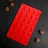 Форма для льда и шоколада «Круг», 24 ячейки, цвет МИКС