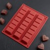 Форма для льда и шоколада "Плитка шоколада", 21 ячейка,210*165*18 мм (180*40 мм) цвет МИКС