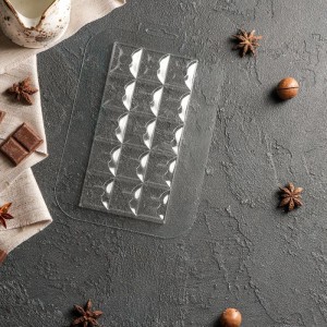 Форма для шоколада "Плитка Ночной Поцелуй" 170х85х10мм 