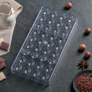 Форма для шоколада "Полусфера", 36 ячеек, 280*140*25 мм