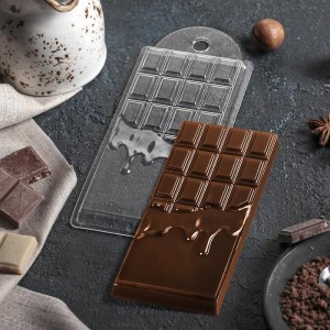 Форма для шоколада "Шоколад горячий" 7х15х1 см