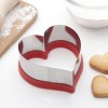 Форма для вырезания печенья "Сердце" 11х10,5х4,5 см цвет МИКС    