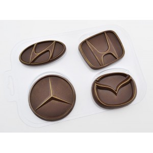 Форма пластиковая для шоколада «Авто эмблемы 2»