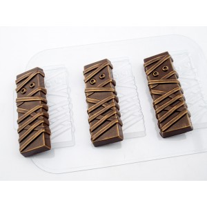 Форма пластиковая для шоколада «Батончик Мумии»