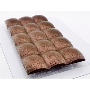 Форма пластиковая для шоколада «Плитка в точку»