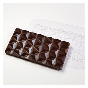 Форма пластиковая для шоколада "Плитка пирамиды"