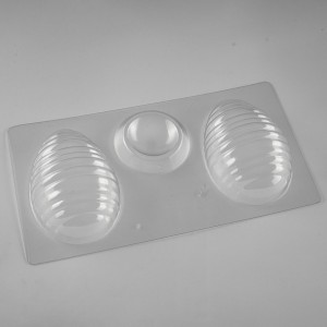 Форма пластиковая для шоколада «Яйцо на подставке 11,5 см»