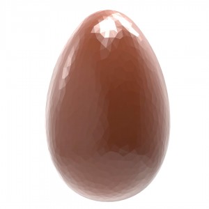 Форма поликарбонатная CW1910 "Яйцо с гранями" 86,5 мм, 6 ячеек, 275х135х35 мм
