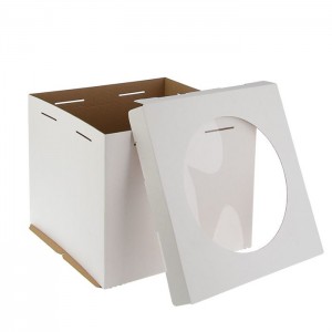 К4/2 Короб картонный белый с окном 400*400*350мм
