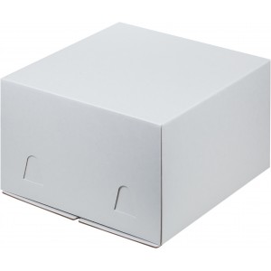 К68/2 Коробка для торта, белая, 240*240*180мм