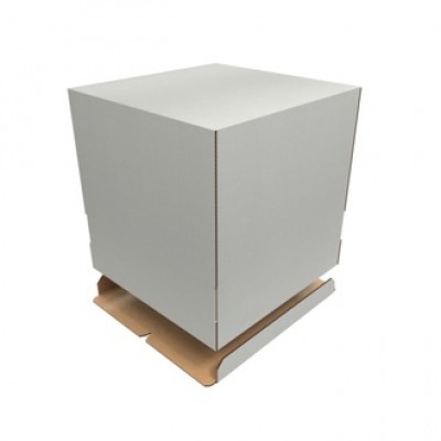 К7 Короб картонный белый 240*240*260мм