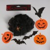 Карнавальный набор "Halloween" паутина, фигурки тыквы, летучие мыши