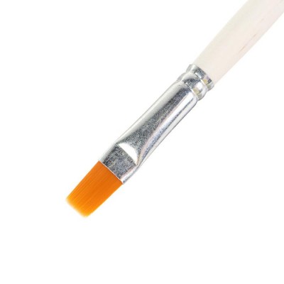 Кисть Синтетика Плоская №10 (d-10 мм ; L-13 мм) ручка дерево Calligrata