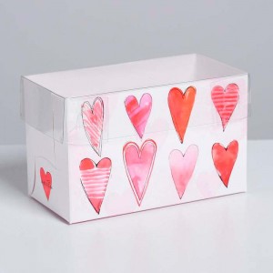 Коробка для капкейка «Любви», 16 × 8 × 10 см 