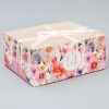 Коробка для капкейка «Нежность» 23 × 16 × 10 см      