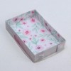 Коробка для макарон и печенья "Весенний подарок»", 170*120*30 мм, PVC крышка