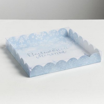Коробка для с PVC крышкой «Волшебной мечты», 21×21×3см