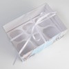 Коробка на 6 капкейков с пластиковой крышкой «Новогодняя сказка» (Рябина), 23 × 16 × 10 см