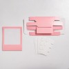 Коробка на 9 конфет с ячейками "Розовая" 14,5 х 14,5 х 3,5 см