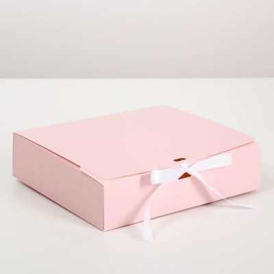 Коробка складная «Розовая», 20 х 18 х 5 см 
