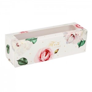 Коробка складная «Тебе с любовью», розы,  5.5 × 18 × 5.5 см 