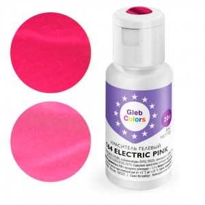 Краситель гелевый "Gleb Colors" 164 Electric Pink (Розовый) 20 г