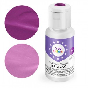 Краситель гелевый "Gleb Colors" 169 Lilac (Лиловый), 20 г