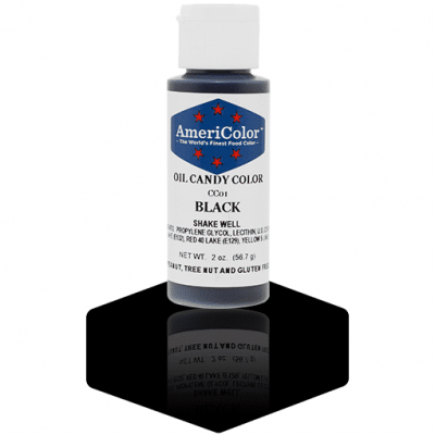 Краситель гелевый жирорастворимый "AmeriColor" Black CC01 (Америколор Черный) 56 г