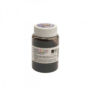 Краситель сухой жирорастворимый Gleb Colors E153 (Чёрный угольный) 10 г