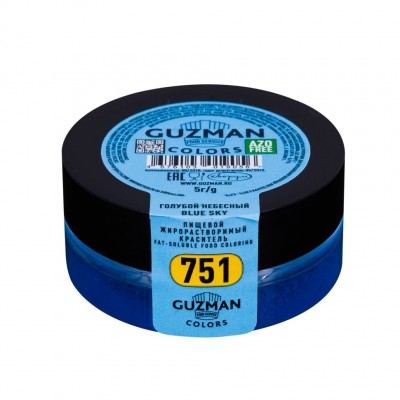 Краситель жирорастворимый Guzman (Голубой небесный) 5 г