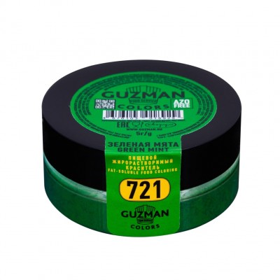 Краситель жирорастворимый Guzman (Зеленая мята) 5 г