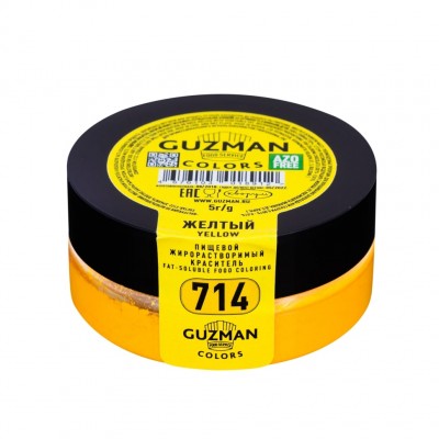 Краситель жирорастворимый Guzman (Желтый) 5 г
