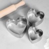 Набор форм для выпечки и выкладки "Сердце", 11х10х5 см, 3 шт 