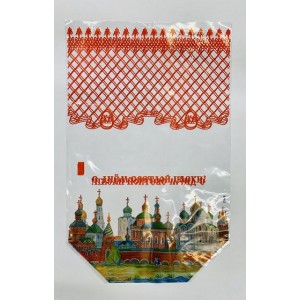 Пакет цветной для кулича "Кремль", d110 x h280 мм, (10 шт)