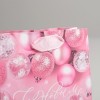 Пакет ламинированный вертикальный «Розовые шарики», S 12 × 15 × 5.5 см
