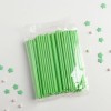 Палочки для кейкпопсов 10x0,2 см (в наборе 100 шт), цвет зелёный