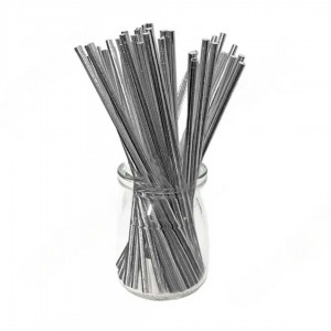 Палочки для кейкпопсов 15×0,2 см, 50 шт, цвет серебрянный