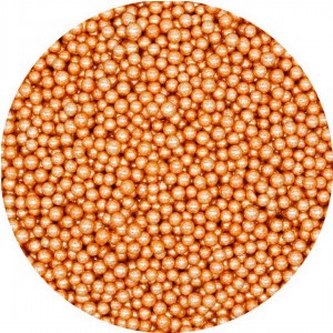Посыпка "ТортДеко" Оранжевый жемчуг, d=4 мм, (100 г)