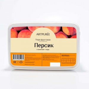 Пюре замороженное "ARTPUREE" Персик, (0,25 кг)