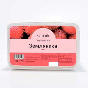 Пюре замороженное "ARTPUREE" Земляника (0,25 кг)