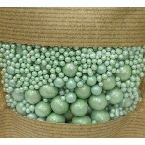 Рисовые шарики в глазури, микс "Мятный", 100 г
