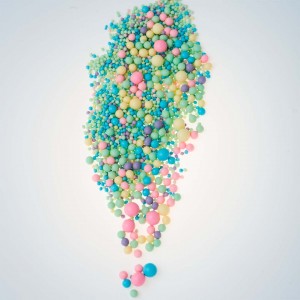 Рисовые шарики в глазури, "Мыльные пузыри", 100 г 